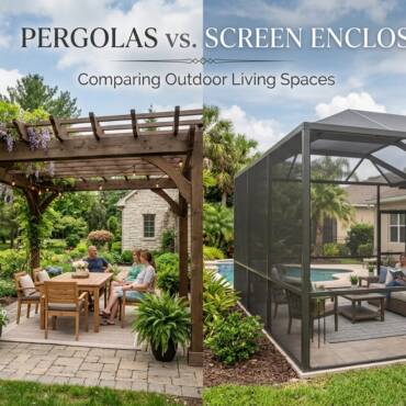 Pergolas vs. Screen Enclosures: Choosing Shade for Your Boca Raton Pool Deck